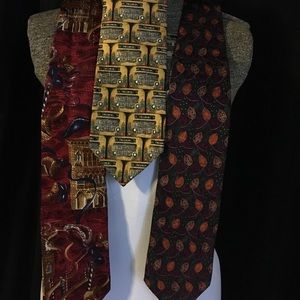 3 Silk Ties
